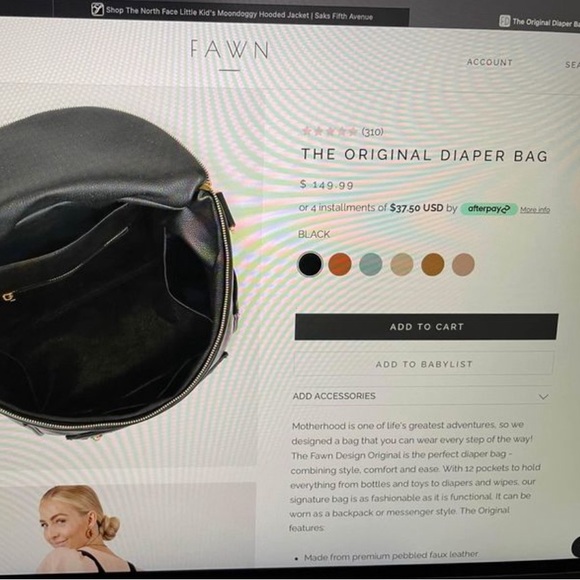 FAWN Design The Original Diaper Bag - Picture 8 of 10